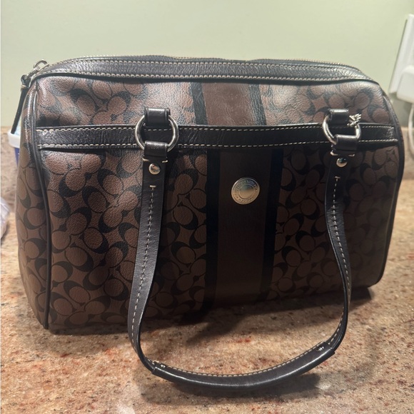 Coach Handbags - Coach Brown Patterned Women's Bag